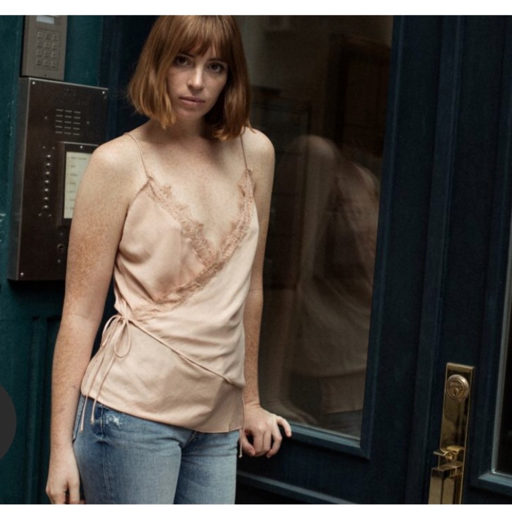 Lace Wrap cami by Cali Dreaming